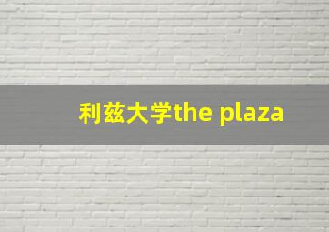 利兹大学the plaza